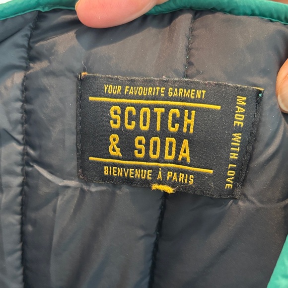 Scotch & Soda Teal Quilted Outerwear - Picture 2 of 9